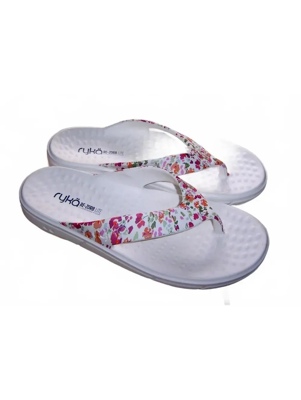 Ryka Rest EZ Ultimate Recovery Thong Sandals – Floral US 10